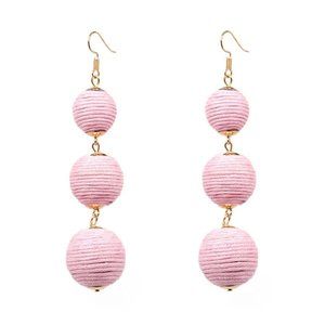 BALL PENDANT LONG DROP EARRINGS